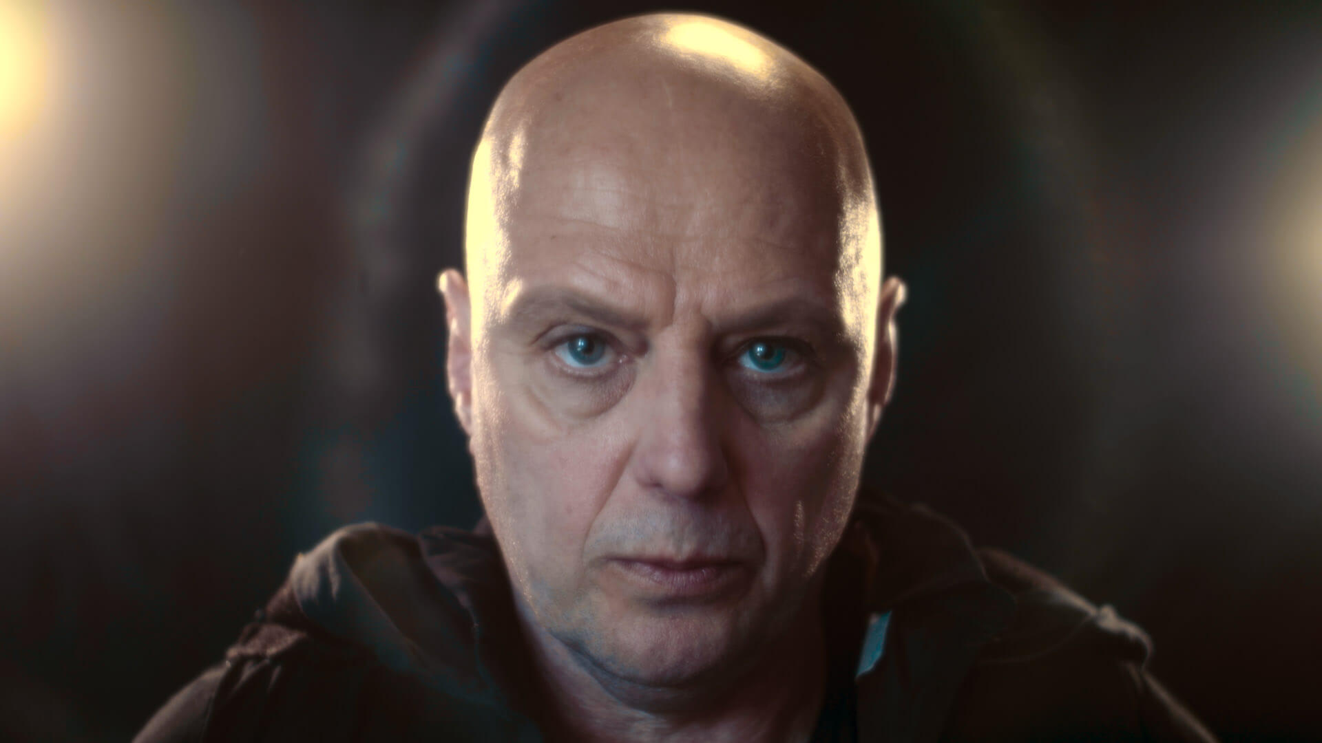 A frame from the movie Adam Susbes Last Interview