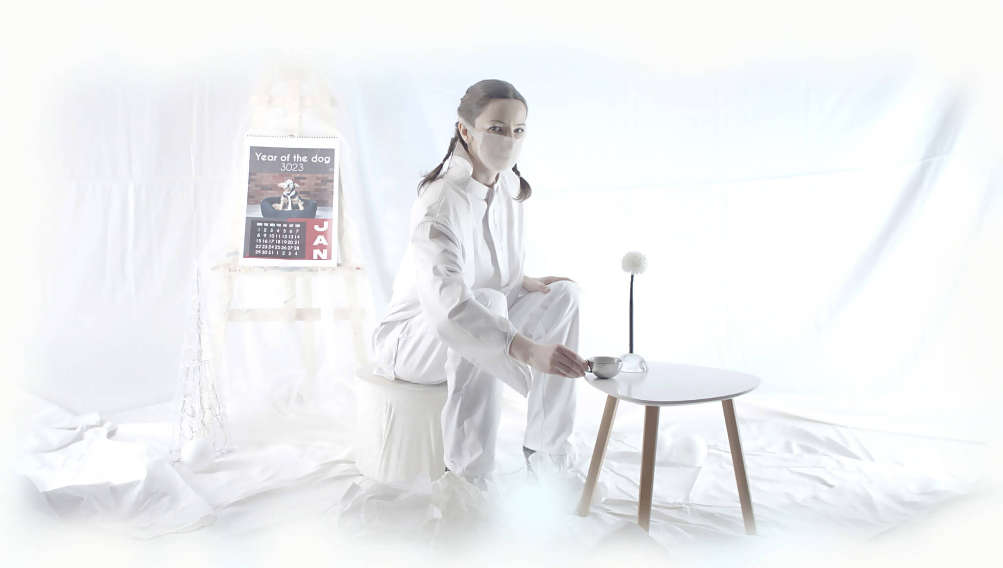 A frame from the movie Adam Susbes Last Interview