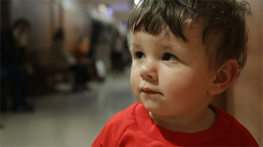 A frame from the movie Dessi and Biliana